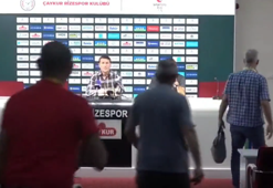 Samsunspor | Basın mensupları Bayram Bektaş'ı protesto etti