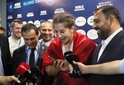 Cumhurbaşkanı Recep Tayyip Erdoğan, dünya şampiyonu Yasemin Adar Yiğit'i tebrik etti