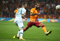 Galatasaray - Konyaspor maçından kareler! (VİDEO)