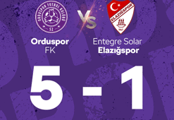 52 Orduspor FK-Elazığspor maç sonucu: 5-1