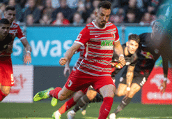Augsburg'da Mergim Berisha coştu, Leipzig geri döndü!