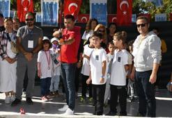 Kuşadası'nda Cumhuriyet çocukları spor şenliği