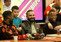 Kayserisporlu Carlos Mane ve Anthony Uzodimma öğrencilerle buluştu