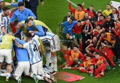 Futbolseverler Arjantin - Fas finalini hayal ediyor