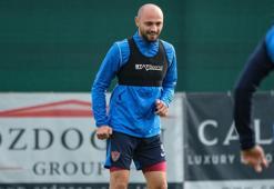 Hatayspor'da Burak Bekaroğlu ilk idmanına çıktı