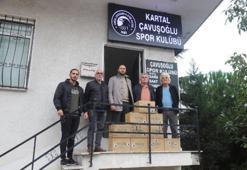 Kartal'da amatör spor kulüplerine içme suyu desteği
