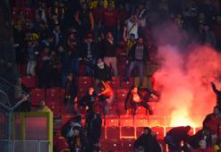 Göztepe - Altay maçında yaşanan olaylar stat çevresinde de devam etti!