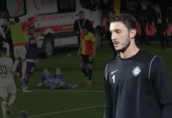 Göztepe-Altay derbisinde şoke eden olay! Taraftar futbolcuya saldırdı...