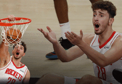 NBA'de Alperen Şengün'den triple-double! Taraftarı coşturdu: 'Çılgınca'