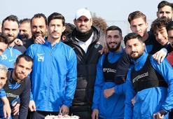 Hatayspor'da Burak Öksüz'ün doğum günü kutlandı