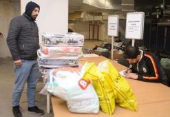 Depremzedeler için NEF Stadyumu'nda yardım toplanmaya başlandı