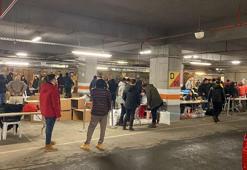 Galatasaray stadında hummalı yardım çalışması
