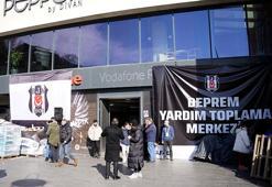 Vodafone Park’ta depremzedeler için yardım çalışmaları sürüyor