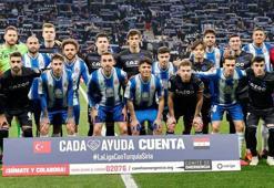 Espanyol - Real Sociedad maçından Türkiye ve Suriye'ye destek