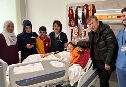 Tanju Çolak, depremzede Cihan Emir Parlak ile bir araya geldi