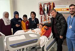 Tanju Çolak, depremzede Cihan Emir Parlak ile bir araya geldi