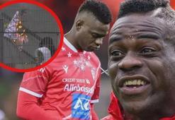 Sion tribünlerinde Balotelli'yi şoke edecek hareket