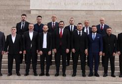 Trabzonspor Yönetim Kurulu, Anıtkabir'i ziyaret etti