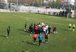 Amatör maçta kavga çıktı, 3 taraftar gözaltına alındı