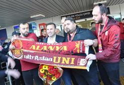 Galatasaray kafilesi Alanya'da