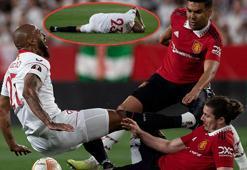 Sevilla'ya Marcao şoku! Manchester United karşısında oyundan çıktı