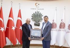 TFF Başkanı Büyükekşi, Çorum'da incelemelerde bulundu