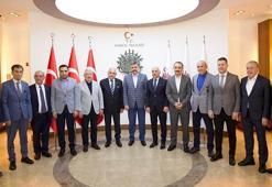 TFF Başkanı Büyükekşi, Çorum'da incelemelerde bulundu