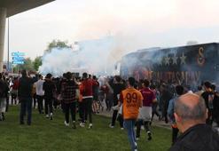 Galatasaray'a Ankara'da şampiyon gibi karşılama!