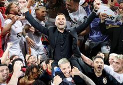 Bu görüntüler başka bir yerde yok! Galatasaray şampiyonluğu işte böyle kutladı...
