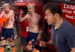 Başakşehir'de Caner Erkin'den şok tepki! Formayı yere fırlattı