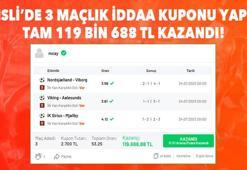 Misli’de 3 maçlık İddaa kuponu yaptı, tam 119 bin 688 TL kazandı!