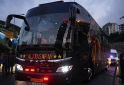 Galatasaray, Trabzonspor maçı için Rams Park'a ulaştı