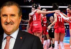 Bakan Bak, Avrupa Şampiyonası'nda finale kalan Filenin Sultanlarını tebrik etti