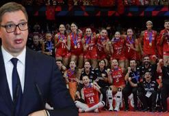 Sırbistan Cumhurbaşkanı Vucic'ten Filenin Sultanları'na flaş sözler! 'Daha çok kutlama yapamayacak'