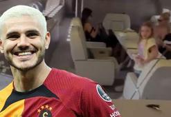 Icardi ve Muslera ailelerini İstanbul'a getiren uçak göz kamaştırdı