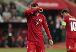 Türkiye-Ermenistan maçında korku dolu anlar! Kerem Aktürkoğlu'nun ardından İrfan Can Kahveci...
