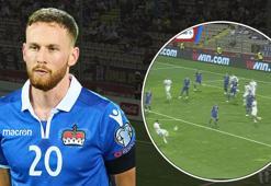 Geceye damga vuran gol! İşte Liechtenstein-Bosna Hersek maçındaki olağanüstü an...
