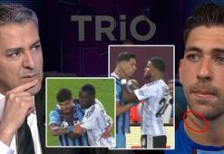 Trio'da Trabzonspor - Beşiktaş maçının tartışmalı pozisyonları değerlendirildi: En az iki kırmızı!