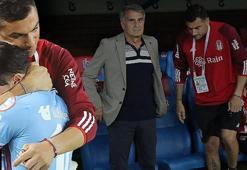 Trabzonspor - Beşiktaş maçında dikkat çeken görüntü! Burak Yılmaz ve Abdülkadir Ömür...