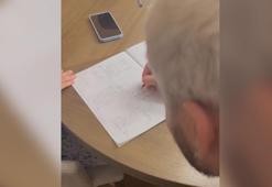 Mauro Icardi'nin matematik öğretmeni olduğu anları, Wanda Nara sosyal medyadan paylaştı