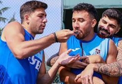 Trabzonspor'da Trezeguet'nin doğum günü kutlandı