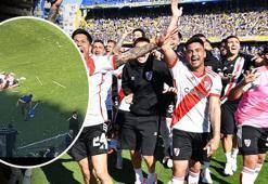 River Plate'in son dakika golü Boca Juniors taraftarını çılgına çevirdi!
