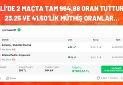 Misli’de 2 maçta tam 964.88 oran tutturdu! 23.25 ve 41.50’lik müthiş oranlar…