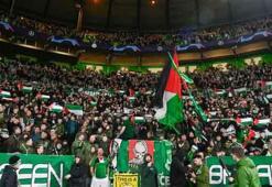 Celtic taraftarı engel tanımadı! Filistin'e büyük destek
