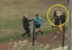 Skandal olay! Çılgına dönen futbolcu, kramponlarla hakeme saldırdı!