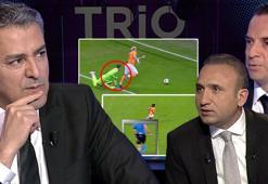 Trio'da Galatasaray - Alanyaspor maçının tartışmalı pozisyonları değerlendirildi! 'Öncesinde faul var! Icardi'nin kalecinin eline basması...'