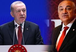 Cumhurbaşkanı Recep Tayyip Erdoğan, TFF Başkanı ile görüştü