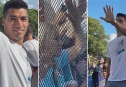 Luis Suarez, Gremio taraftarıyla vedalaştı