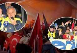 Fenerbahçe ve Galatasaray İstanbul'da coşkuyla karşılandı! Rakip taraftarlar kol kola