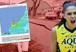 Japonya'da korkutan deprem! Milli voleybolcu Derya Cebecioğlu'nun takımı tahliye edildi